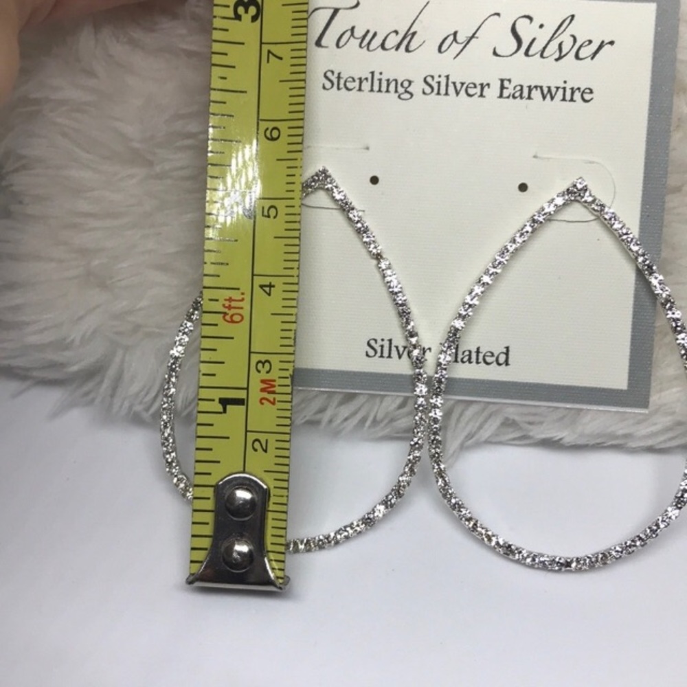 Touch Of Silver Sterling Silver Earrings - Picture 4 of 4